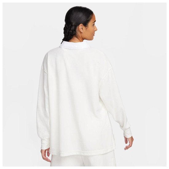 Nike Γυναικεία μακρυμάνικη μπλούζα Sportswear Essentials Oversized Long-Sleeve Polo